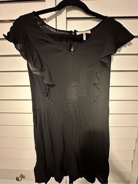 Black Ruffled Romper- BCBG Generation